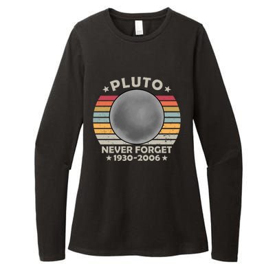 Pluto Never Forget 1930 2006 T Womens CVC Long Sleeve Shirt