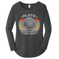 Pluto Never Forget 1930 2006 T Women's Perfect Tri Tunic Long Sleeve Shirt