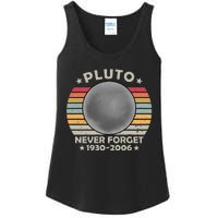 Pluto Never Forget 1930 2006 T Ladies Essential Tank