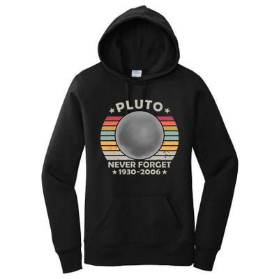 Pluto Never Forget 1930 2006 T Women's Pullover Hoodie