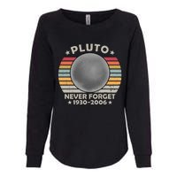 Pluto Never Forget 1930 2006 T Womens California Wash Sweatshirt