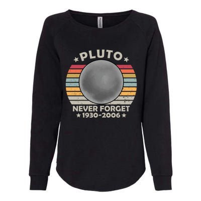 Pluto Never Forget 1930 2006 T Womens California Wash Sweatshirt