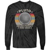 Pluto Never Forget 1930 2006 T Tie-Dye Long Sleeve Shirt