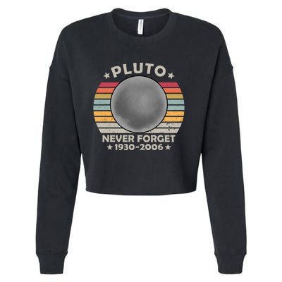 Pluto Never Forget 1930 2006 T Cropped Pullover Crew