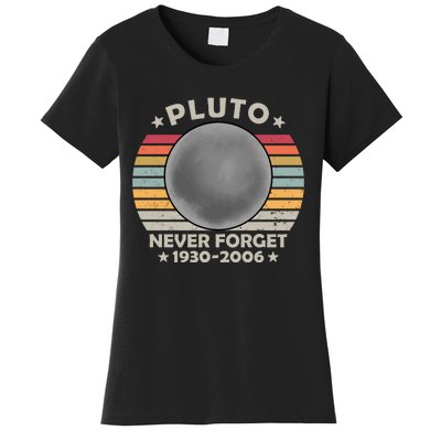 Pluto Never Forget 1930 2006 T Women's T-Shirt