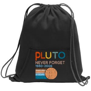 Pluto Never Forget 1930 2006 Sweatshirt Cinch Pack Bag