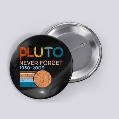 Pluto Never Forget 1930 2006 Button