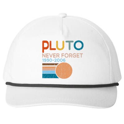 Pluto Never Forget 1930 2006 Snapback Five-Panel Rope Hat