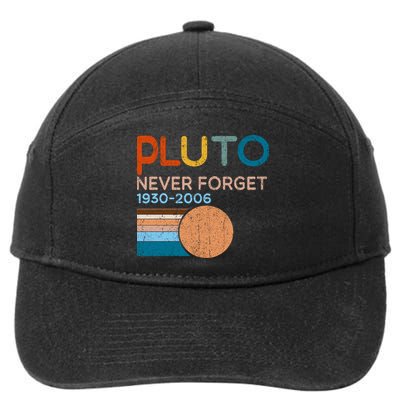 Pluto Never Forget 1930 2006 7-Panel Snapback Hat