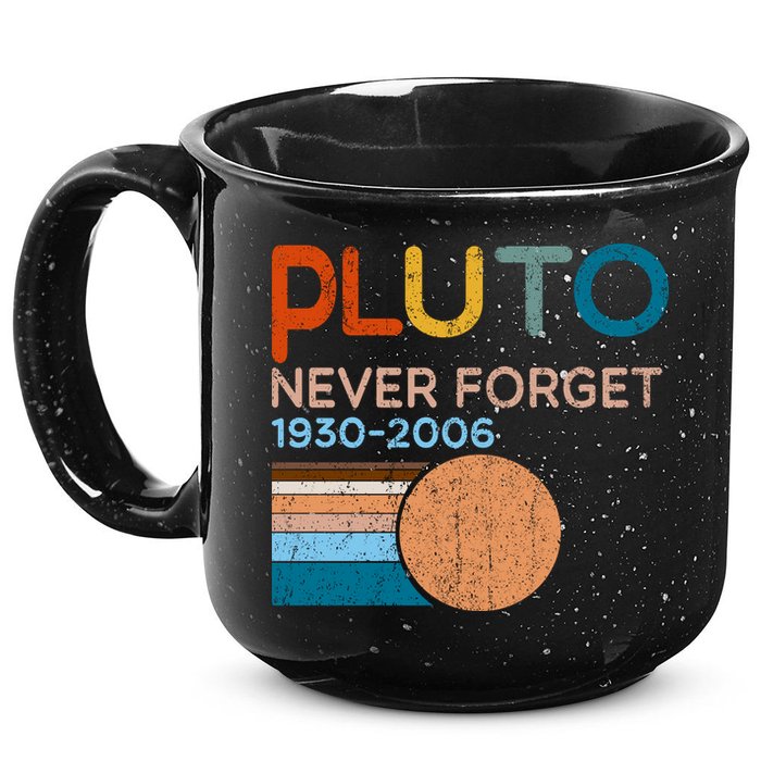 Pluto Never Forget 1930 2006 15oz Campfire Ceramic Mug