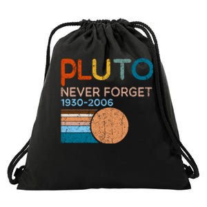 Pluto Never Forget 1930 2006 Drawstring Bag