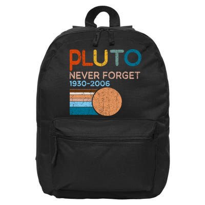 Pluto Never Forget 1930 2006 16 in Basic Backpack