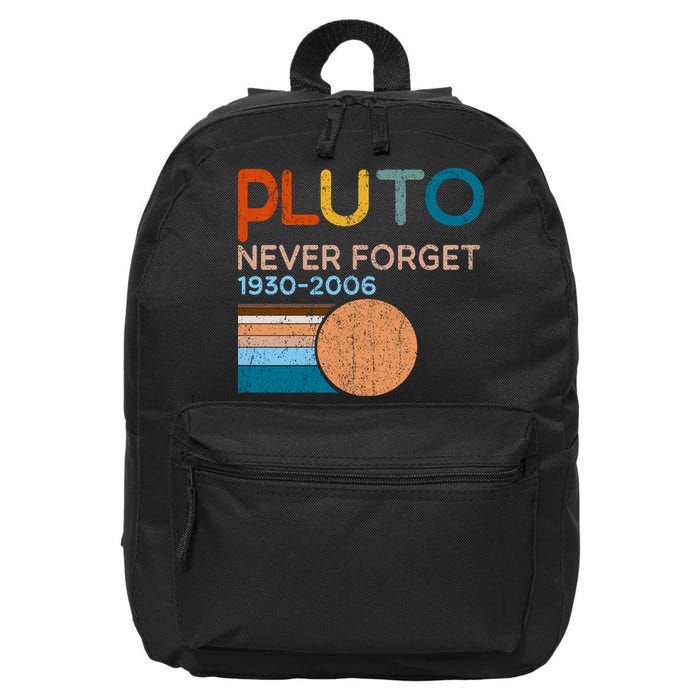 Pluto Never Forget 1930 2006 16 in Basic Backpack