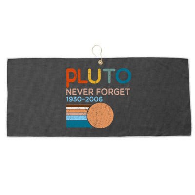 Pluto Never Forget 1930 2006 Large Microfiber Waffle Golf Towel