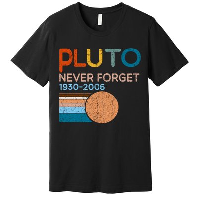 Pluto Never Forget 1930 2006 Premium T-Shirt