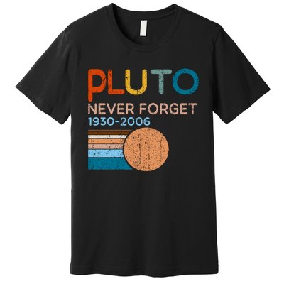 Pluto Never Forget 1930 2006 Premium T-Shirt