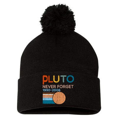 Pluto Never Forget 1930 2006 Pom Pom 12in Knit Beanie