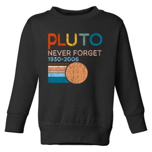 Pluto Never Forget 1930 2006 Toddler Sweatshirt