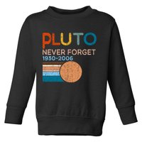 Pluto Never Forget 1930 2006 Toddler Sweatshirt