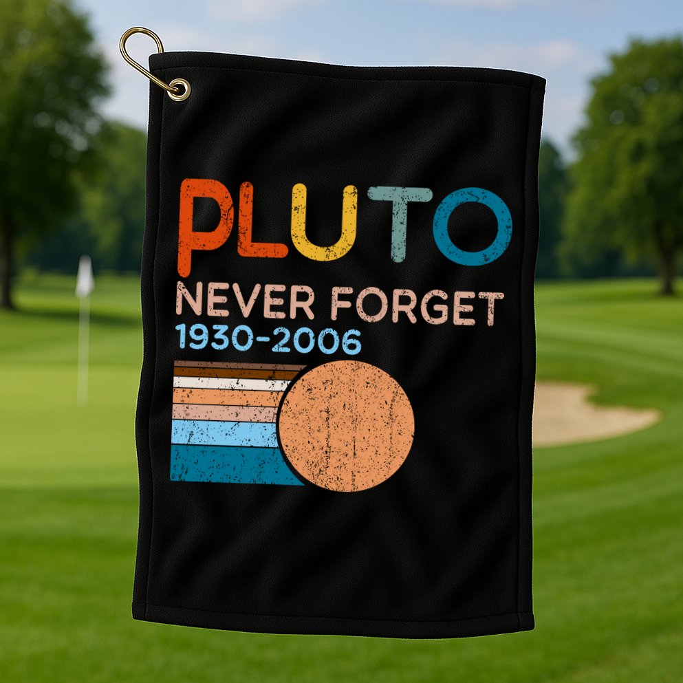 Pluto Never Forget 1930 2006 Golf Towel