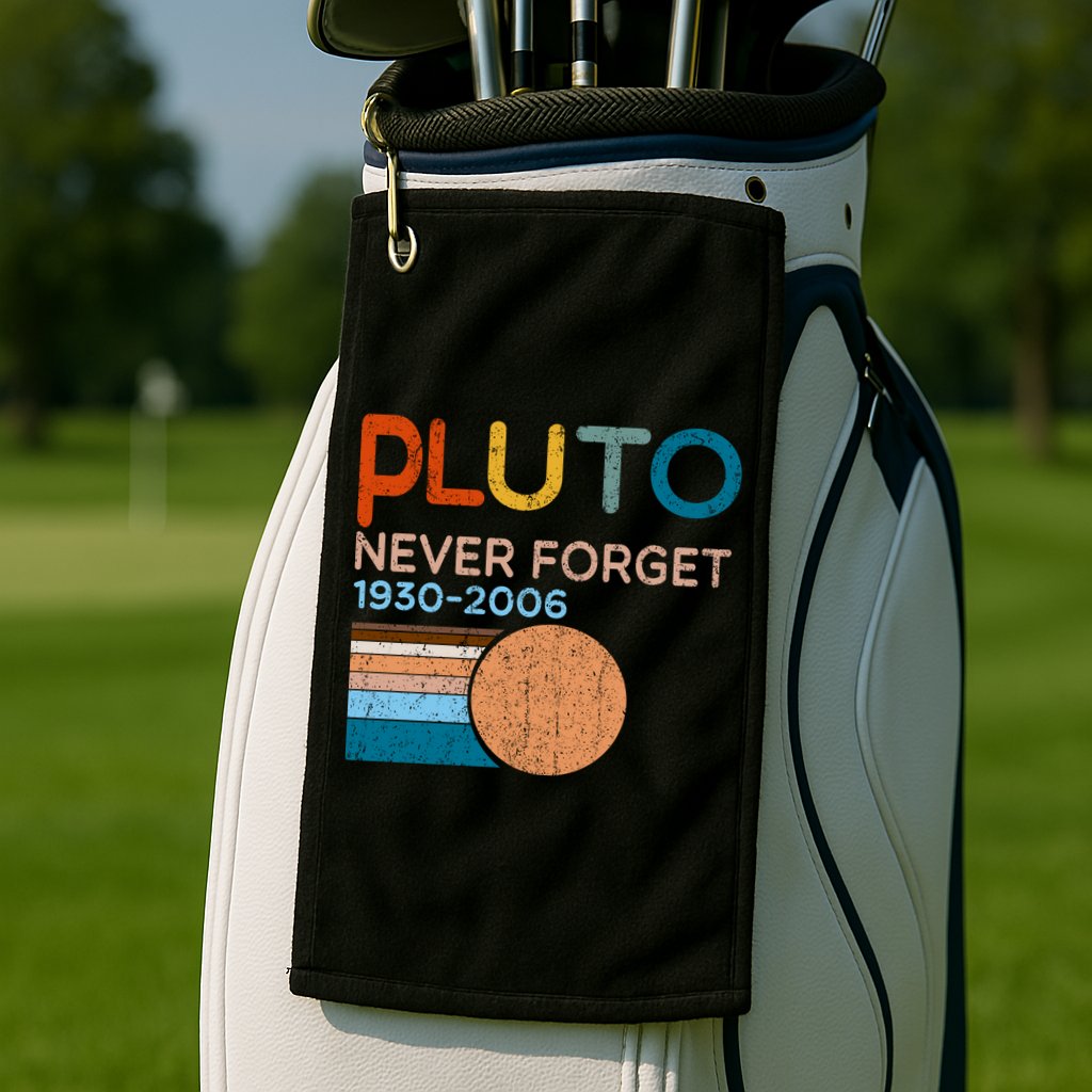 Pluto Never Forget 1930 2006 Golf Towel