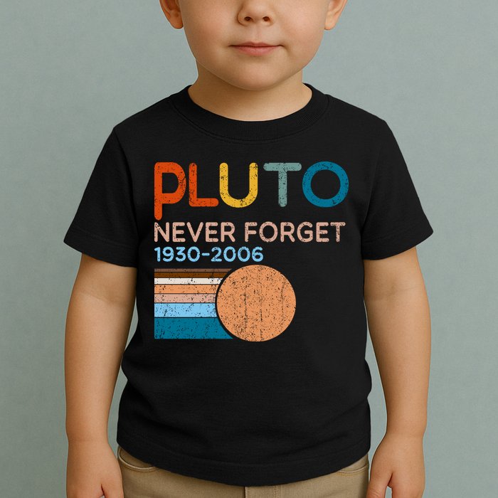 Pluto Never Forget 1930 2006 Toddler T-Shirt