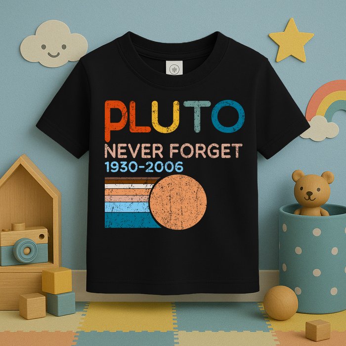 Pluto Never Forget 1930 2006 Toddler T-Shirt