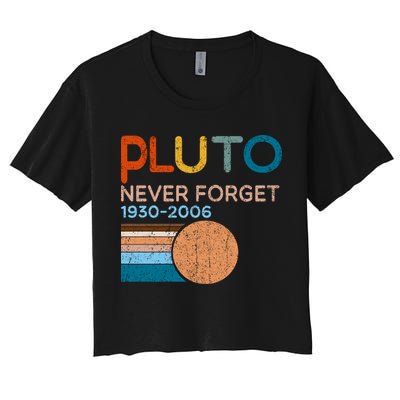 Pluto Never Forget 1930 2006 Crop Top