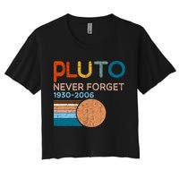 Pluto Never Forget 1930 2006 Crop Top