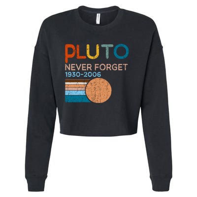 Pluto Never Forget 1930 2006 Cropped Pullover Crew