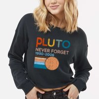 Pluto Never Forget 1930 2006 Cropped Pullover Crew