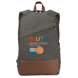 Pluto Never Forget 1930 2006 Cotton Canvas Backpack