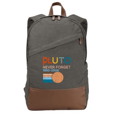 Pluto Never Forget 1930 2006 Cotton Canvas Backpack