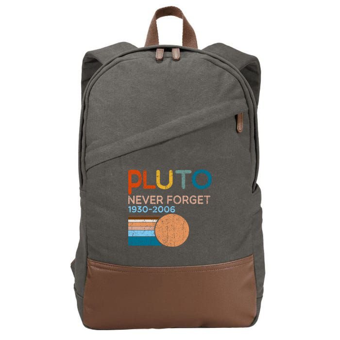 Pluto Never Forget 1930 2006 Cotton Canvas Backpack