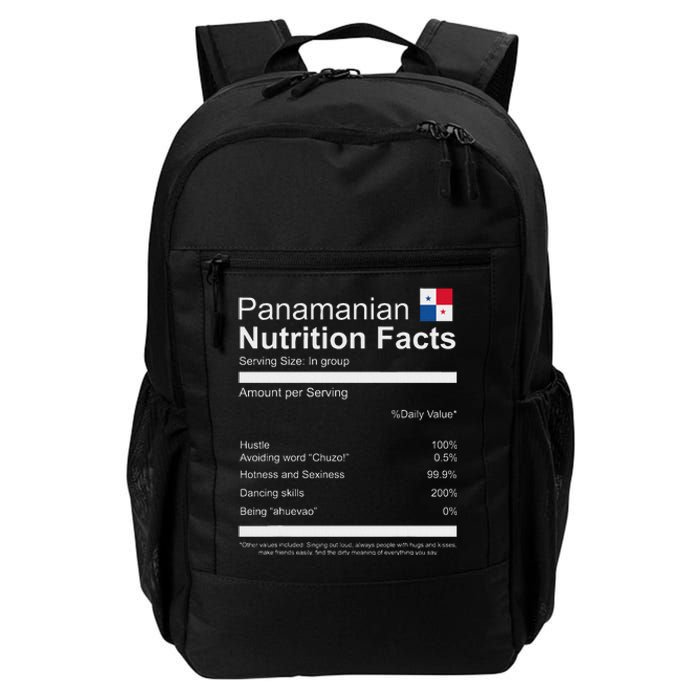 Panamanian Nutrition Facts Funny Panamanian Daily Commute Backpack