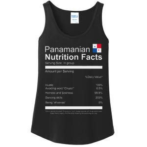 Panamanian Nutrition Facts Funny Panamanian Ladies Essential Tank