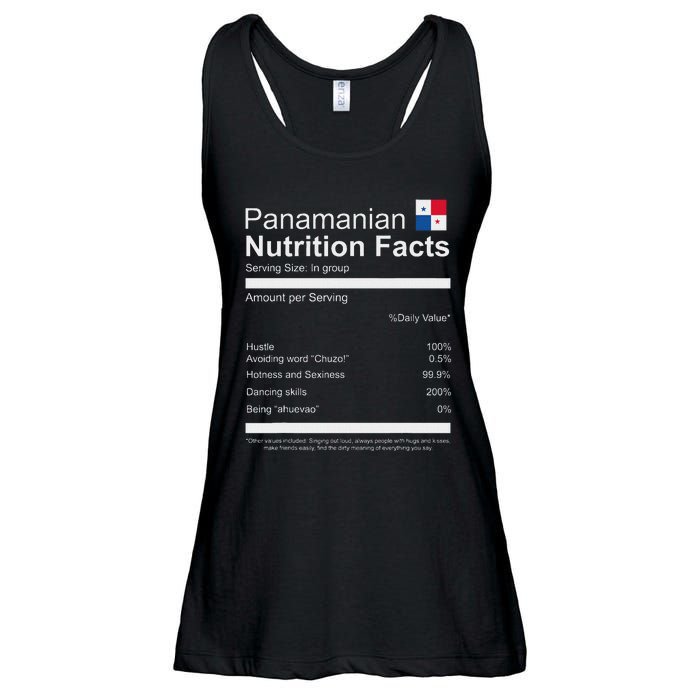 Panamanian Nutrition Facts Funny Panamanian Ladies Essential Flowy Tank