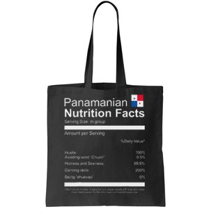 Panamanian Nutrition Facts Funny Panamanian Tote Bag