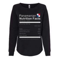 Panamanian Nutrition Facts Funny Panamanian Womens California Wash Sweatshirt