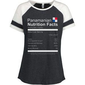 Panamanian Nutrition Facts Funny Panamanian Enza Ladies Jersey Colorblock Tee