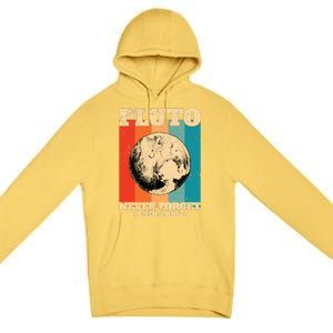 Pluto Never Forget 1930 2006 Premium Pullover Hoodie