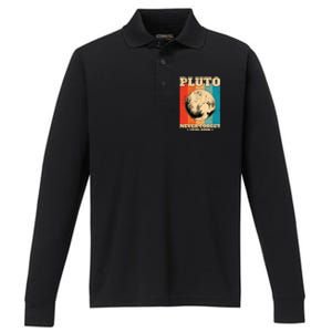 Pluto Never Forget 1930 2006 Performance Long Sleeve Polo