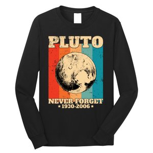 Pluto Never Forget 1930 2006 Long Sleeve Shirt