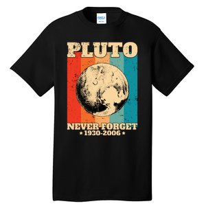 Pluto Never Forget 1930 2006 Tall T-Shirt