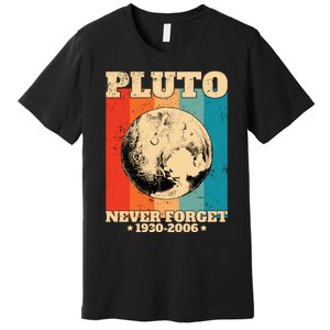 Pluto Never Forget 1930 2006 Premium T-Shirt