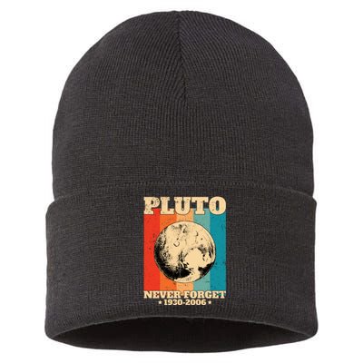 Pluto Never Forget 1930 2006 Sustainable Knit Beanie