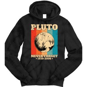 Pluto Never Forget 1930 2006 Tie Dye Hoodie