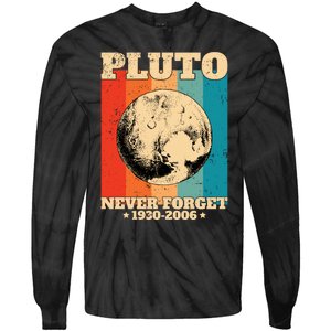 Pluto Never Forget 1930 2006 Tie-Dye Long Sleeve Shirt