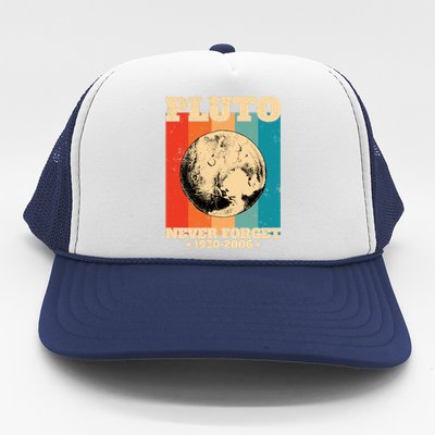 Pluto Never Forget 1930 2006 Trucker Hat