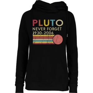 Pluto Never Forget 1930 Womens Funnel Neck Pullover Hood